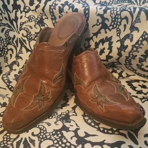 Ariat western-style slides